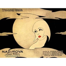 Advert Theatre Play Stage Salome Oscar Wilde Nazimova 12X16 Inch Framed Print