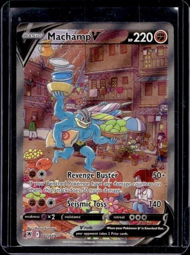 2022 Pokemon SWSH Astral Radiance Machamp V Ultra Rare #172/189