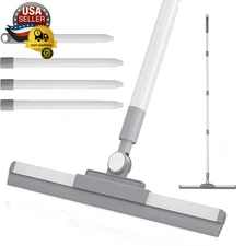 Floor Squeegee for Concrete Floor, Long Handle Shower Squeegee, Squeegee Broom,