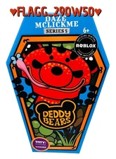 SERIES 5 Deddy Bears DAZE MCLICKME 6" Roblox Mini Bear Plush ***READ***