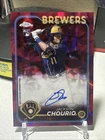 2024 Topps Chrome Rc Rookie Auto Lava Lamp Refractor /299 JACKSON CHOURIO RA-JC