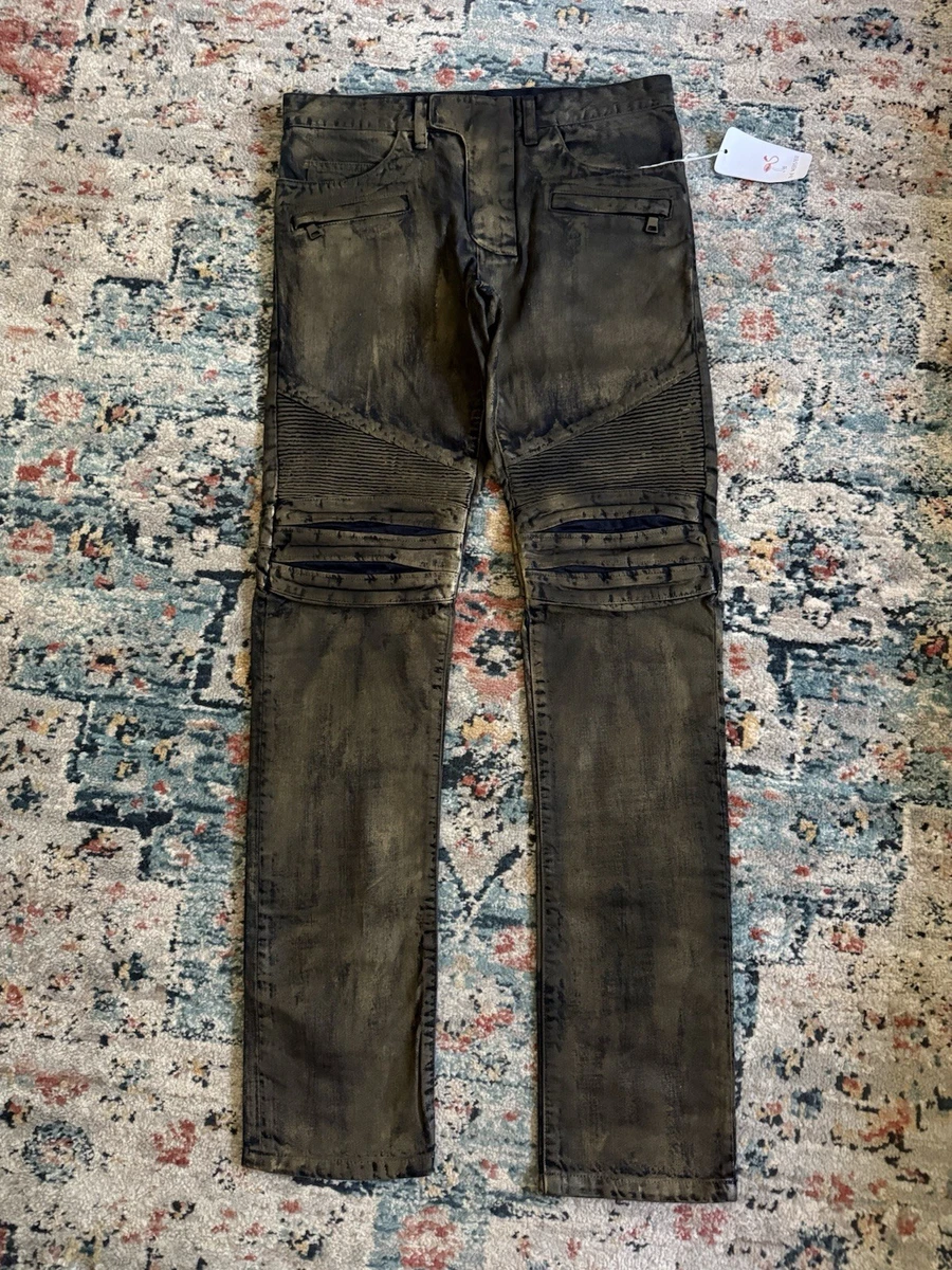 Balmain Denim Regular 30 Size Jeans Biker for Men for sale | eBay