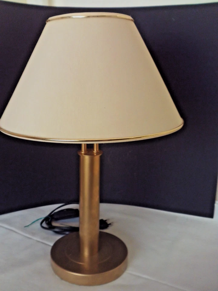 Tischlampe Vintage Tischleuchte Beistell Leuchte Nachttischlampe Retro 2.flammig - Bild 2 von 4