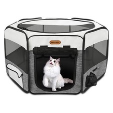 Seiyierr Dog Portable Pet Play Pen Foldable Carrying Case, Puppy Pens Outsid