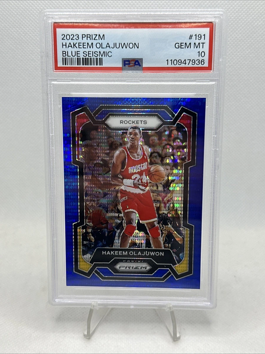 Hakeem Olajuwon Houston Rockets Basketball Grade 10 Sports Trading 
