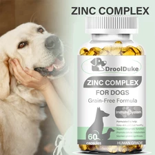 Zinc for Dogs - Dog Zinc Supplement - Support Healthy Skin, Coat, Immune Health