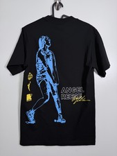 BNWT Round21 Womens Angel Reese Chicago Sky WNBA T Shirt Black Sz Small 17.5x28