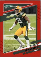 2021 Donruss Press Proof Red #162 Adrian Amos - FB
