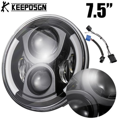 #ad 7 inch LED Headlight with Turn Signals Light For Honda 190R CB500 CB500 CB750 $64.05