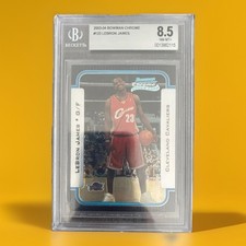 🎯LeBron James 2003-04 Bowman Chrome Rookie Card #123 BGS 8.5