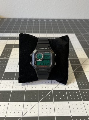 Modded  Casio AE1200WH Series Digital Watch Green