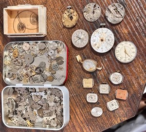 Vintage Watch Parts  & Pieces Jewelry * Crafts