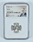 1948-D Roosevelt Dime MS66 NGC Special Label