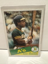 1985 Topps - Rickey Henderson #115