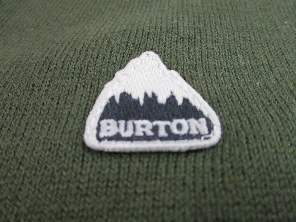 Suéter Burton Para Hombres Mediano Verde Azul Mezcla de Lana Cuello Redondo Tejido Patín Exterior Foto 3 de 4