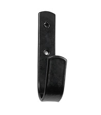 Trensenhaken / Einzelhaken Zaumzeughalter Metall &ndash; schwarz Wandhaken