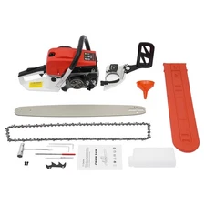 Pro 22" Bar 52cc 2 Stroke Gas Powered Chainsaw Engine Cutting Handheld
