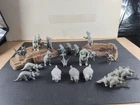 MARX Dinosaurs Lot of 20 Grey