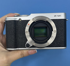 Fujifilm X-M1 Digital Camera Silver Body English Language 100 Working