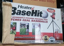 Heater Sports Base Hit Lite & Real Baseball Pitching Machine Great for All Ages