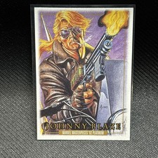 2024 Upper Deck Marvel Masterpieces '92 Platinum Johnny Blaze Leather #2