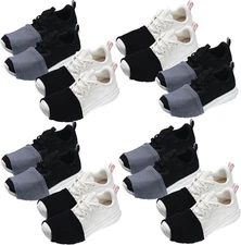 8 Pairs Dance Shoe Covers Over Shoes Socks for Dancer Women