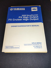 2008 Yamaha Wave runner Owners Manuel W/ Riding Practice Guide  Riding Inst.