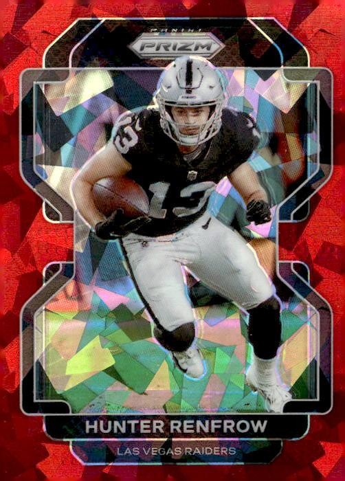 2021 Panini Prizm #176 Hunter Renfrow Red Ice