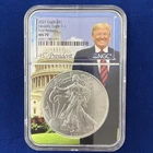 2021 HERALDIC SILVER Eagle MS70 FULL TRUMP BODY / W H CORE Both Sides