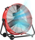 24" Industrial Tilt Drum Fan 3 Speed 360° Adjustable Floor Fan 4800-8800 CFM