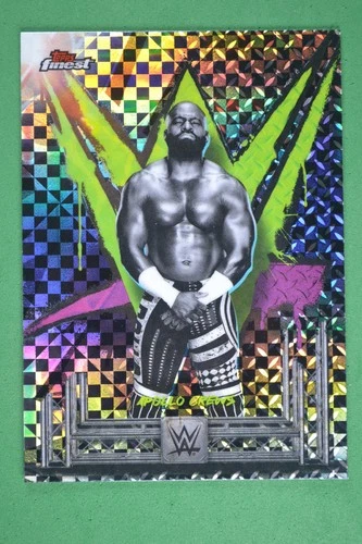 Apollo Crews 2025 Topps Finest WWE Uncommon Checkerboard #126