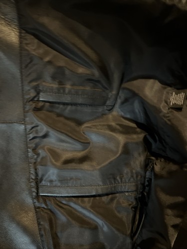 Roundtree & Yorke Giacca di Pelle di Agnello Grande - Nero (495$ Nuovo) - Foto 22 di 24