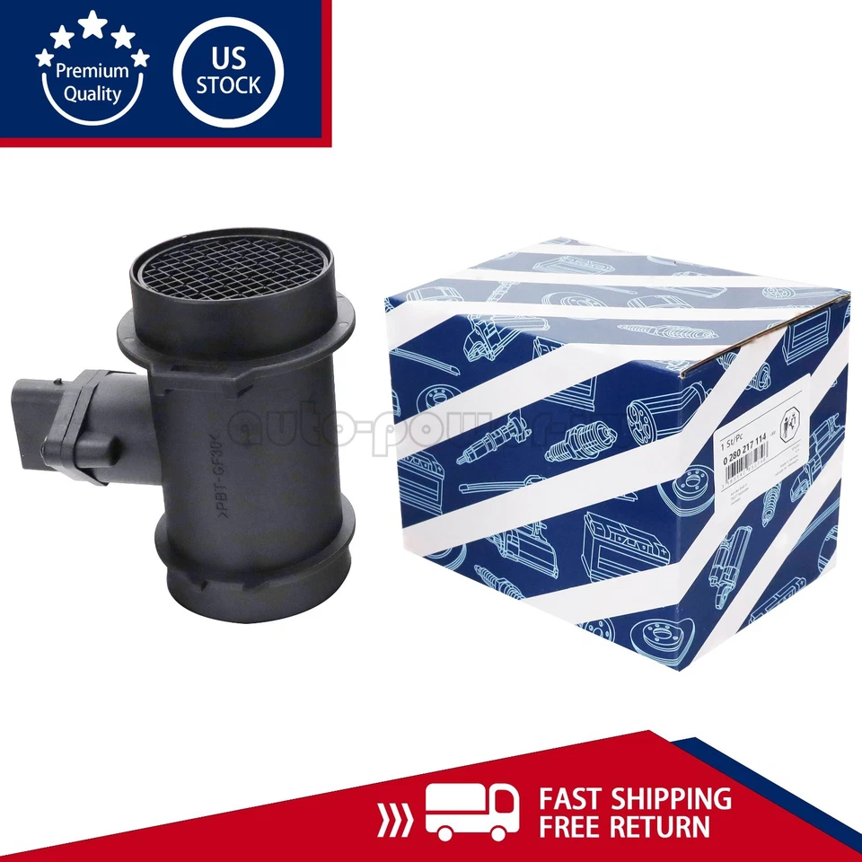 NUEVO 0280217114 Sensor de flujo de aire de masa MAF para Mercedes-Benz C230 SLK230 Bosch EE. UU. Foto 4 de 4