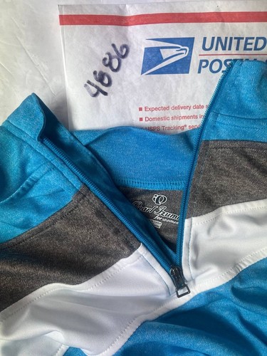 Pearl Izumi Women's Cycling Jersey Medium Blue Full Zip Lightweight Pockets - Picture 10 of 10
