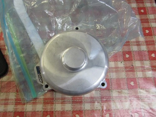 NOS YAMAHA WR500 YZ465 YZ490 MOTO KIWI ALUMINIUM STATOR IGNITION COVER