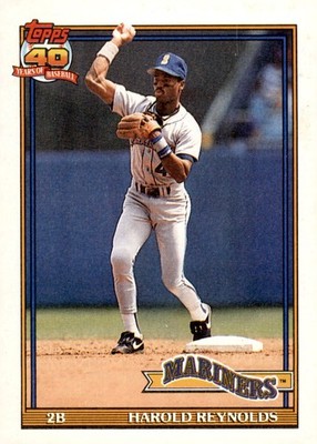 1991 Topps #260 Harold Reynolds