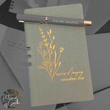 You're Amazing Bound Inspirational Quote Notebook Set with Matching Ink Pen