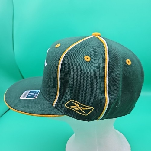 Vintage Seattle Supersonics Hat Reebok Fitted Size 7 1/8 Hardwood Classics Green - Picture 3 of 7