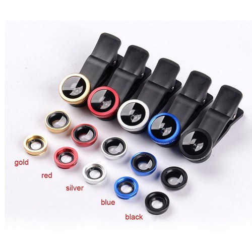 On Zoom Phone Lens Fish Eye Macro Wide Angle Camera Lens Kit For Smart Phone - Picture 5 of 17