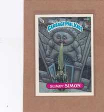 1987 TOPPS GARBAGE PAIL KIDS SLIMIN SIMON #311B EXMT/NM *A20734