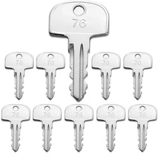  10PCS For Cole Hersee 601 Keys Sany Excavator Broderson Crane Bluebird Finn Key