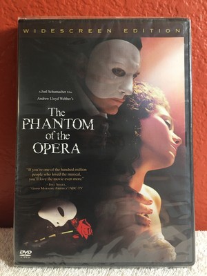 dvd phantom of the opera 2004 dvd phantom of the opera 2004