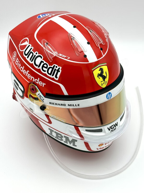 1:2 SCALE F1 HELMET VISOR TEAR OFFS Clear 2025 for 15 drivers on