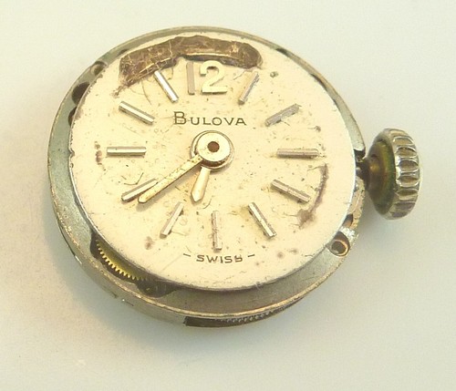 Bulova 6CN Wrist Watch Movement - Good Balance -  Parts  Repair - Picture 5 of 5