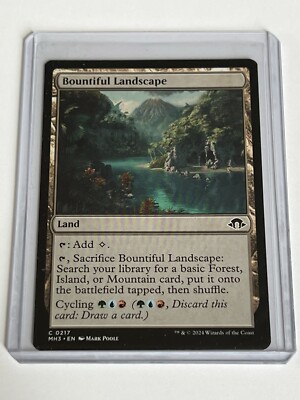 Bountiful Landscape 217  MTG Modern Horizons 3 2024  Near Mint  Non Foil Land
