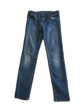 Gap Denim Super Skinny Jeans Girls Size 10 Adjustable Waist Denim Blue