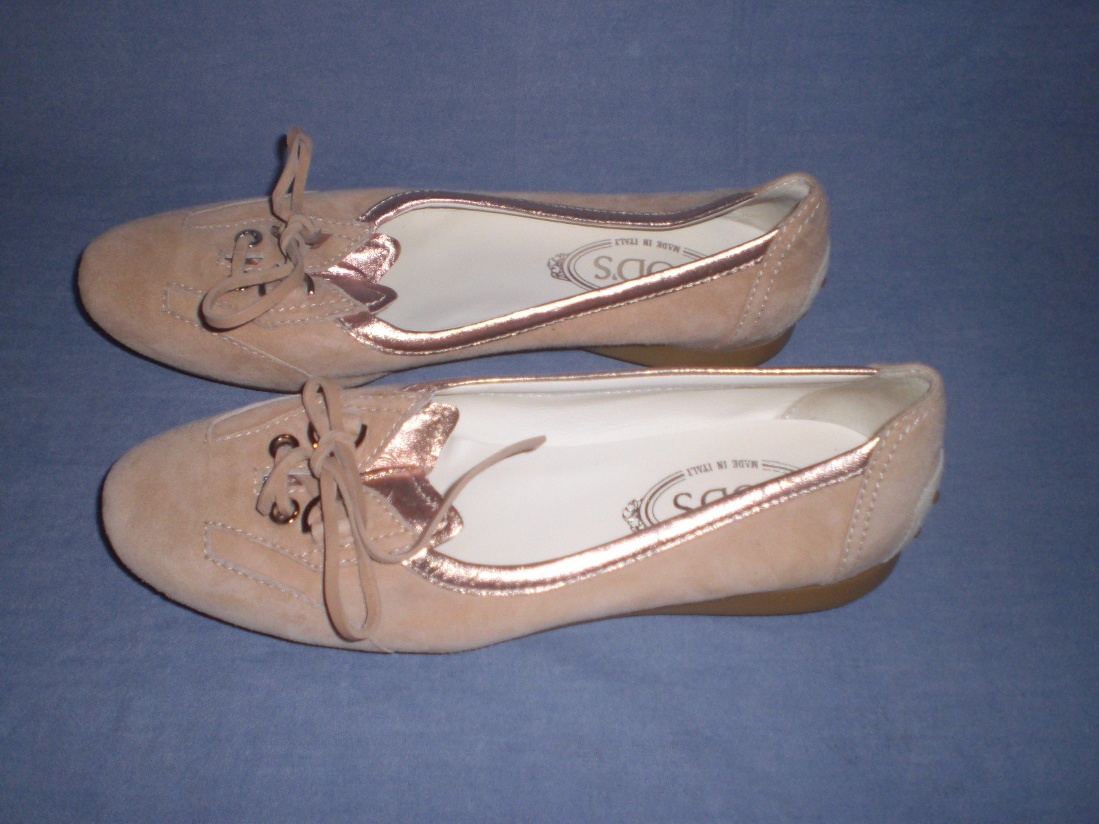 AUTHENTIC TOD'S IVORY SUEDE LOAFER MOCCASIN FLAT Scarpe SIZE 39 39 39 NEW 610839 AUTHENTIC TOD'S IVORY SUEDE LOAFER MOCCASIN FLAT Scarpe SIZE 39 39 39 NEW 610839