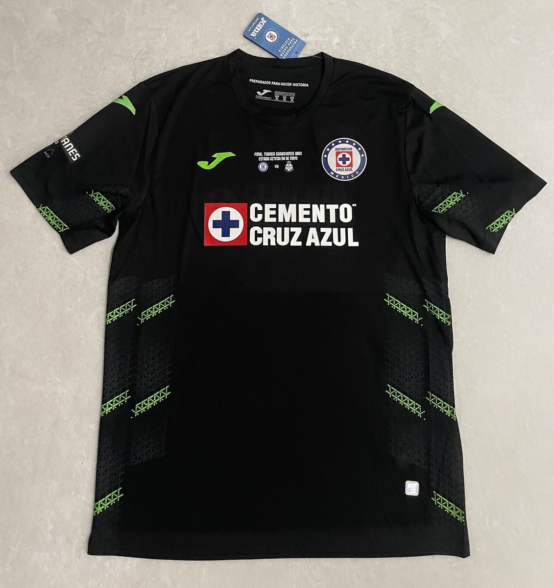 JOMA CRUZ AZUL SOCCER JERSEY SIZE XL FINAL vs SANTOS MEXICO