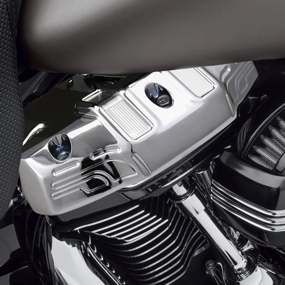 Capas de caixa Upper Rocker adequadas para Harley Touring Street Road Glide 2017-24 cromadas - Imagem 4 de 4