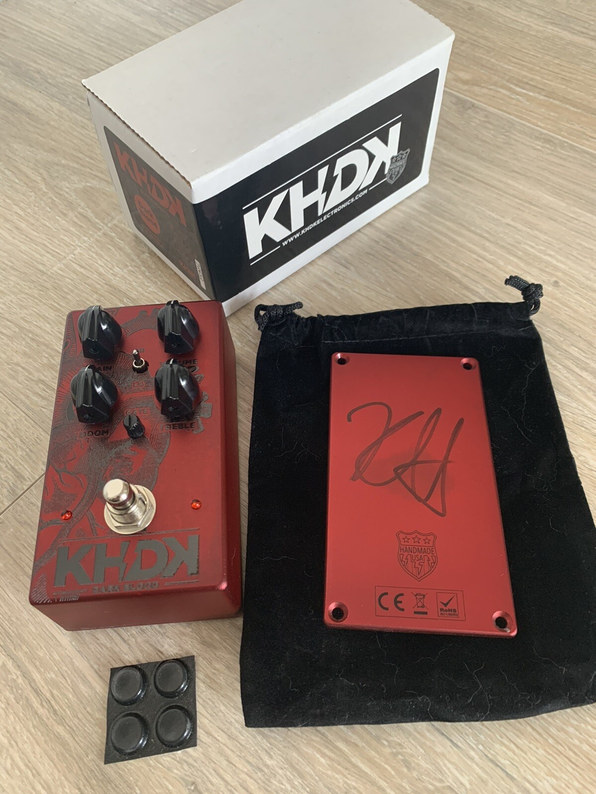 Kirk Hammett Signed KHDK Dark Blood Limited Edition Pedal eBay
